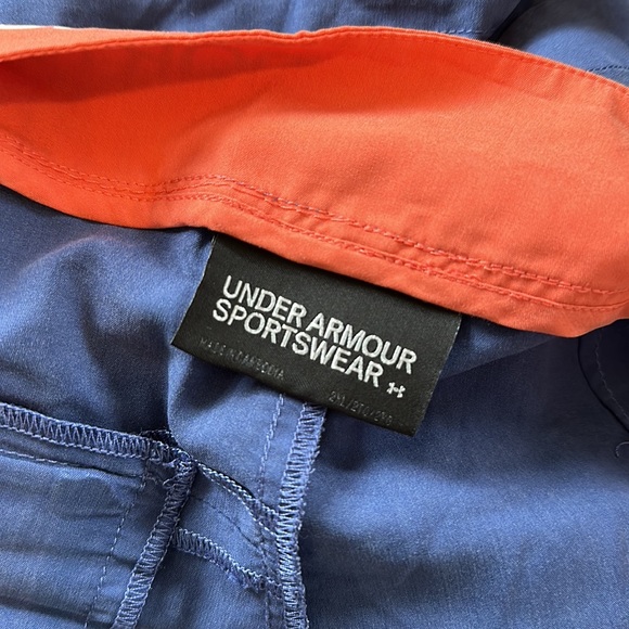 New vintage Under Armour Sportswear colorblock drawstring dolphin athletic short - Picture 3 of 6